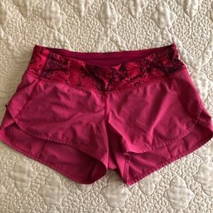 Red Lululemon speeds